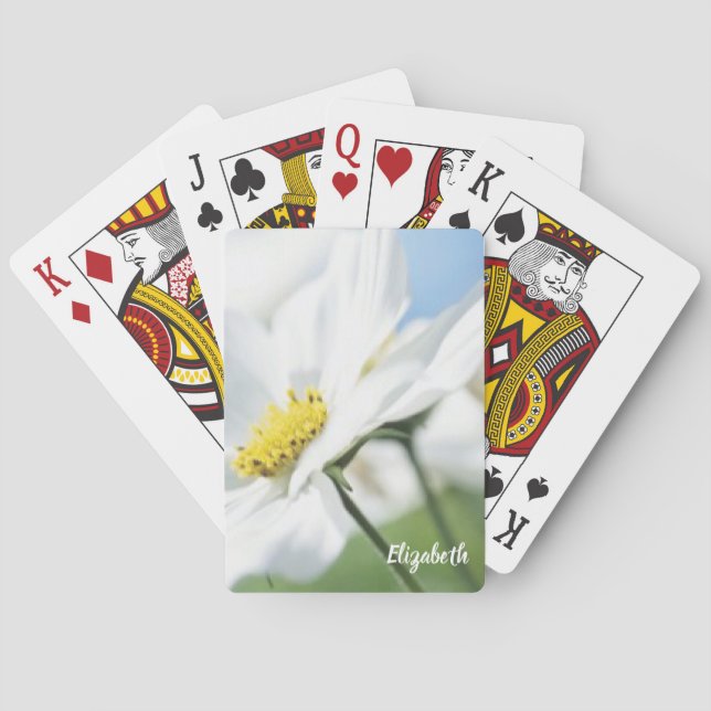 Baraja De Cartas Deseos con maricas blancas personalizadas (Reverso)