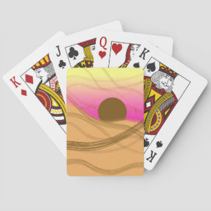 Baraja De Cartas Desert Sunset