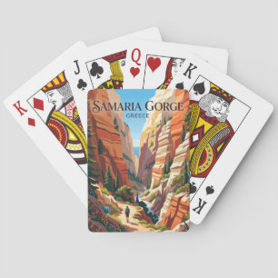 Baraja De Cartas Desfiladero de Samaria Grecia