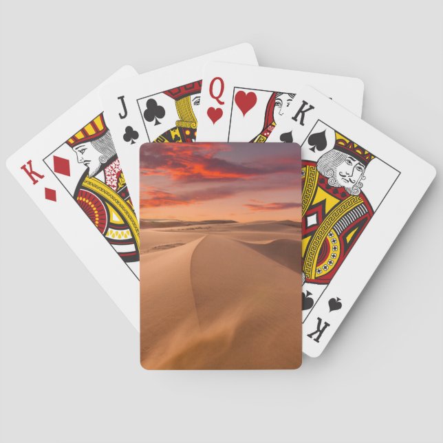 Baraja De Cartas Desiertos | Desierto Emiratos Árabes Unidos (Reverso)