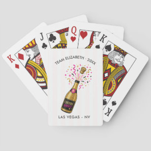 Baraja De Cartas Despedida de Soltera Personalizada Cheers Babes en