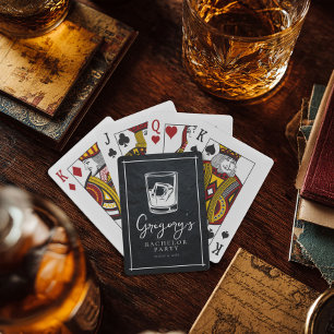 Baraja De Cartas Despedida de soltero moderna y elegante