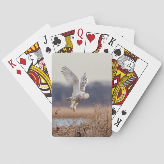 Baraja De Cartas Despegando lechuza (Reverso)