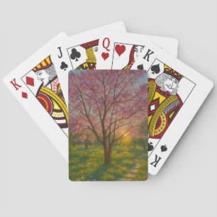 Baraja De Cartas Despertar de primavera - El paisaje de los árboles
