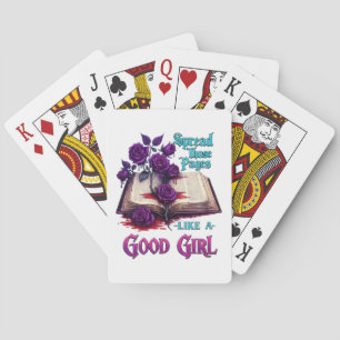 Baraja De Cartas Despliega esas páginas como una buena chica