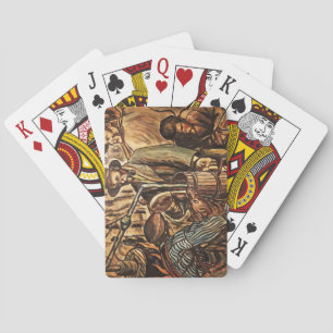 Baraja De Cartas Destiladores clandestinos haciendo licor de whisky
