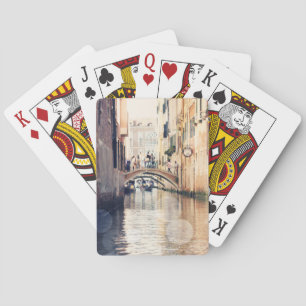 Baraja De Cartas Destinos Fotografía góndolas de Venecia