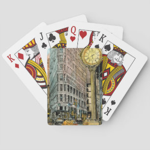 Baraja De Cartas Destinos   Vintage Quinta Avenida Clock