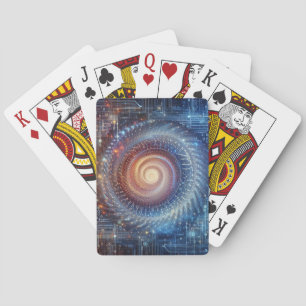 Baraja De Cartas Desvelando el reino digital