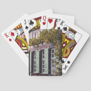 Baraja De Cartas Detalle de Casa de Madera Vista