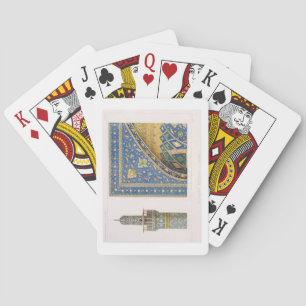 Baraja De Cartas Detalles arquitectónicos del Mesdjid-i-Shah, Isf