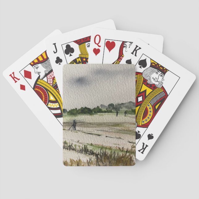 Baraja De Cartas Detección metalizado En Los Campos (Reverso)