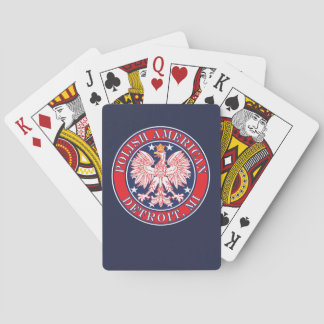 Baraja De Cartas Detroit Michigan Águila Polaca
