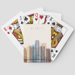 Baraja De Cartas Detroit, Michigan   Línea aérea de la ciudad