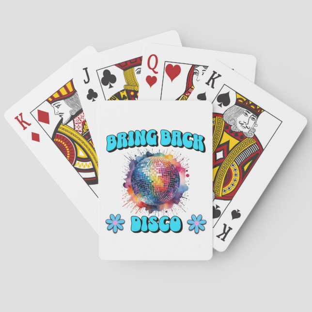 Baraja De Cartas Devolver disco (Reverso)