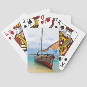 Baraja De Cartas Dhow Tradicional, Zanzíbar, Tanzania