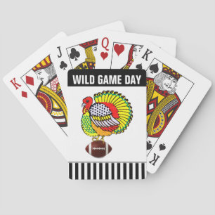 Baraja De Cartas Día de Acción de Gracias divertido