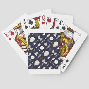 Baraja De Cartas día de años nuevos púrpura