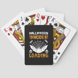 Baraja De Cartas Día de cumpleaños en modo Halloween