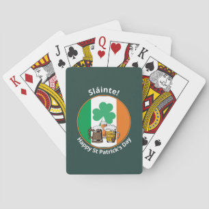 Baraja De Cartas Día de la Bandera Irlandesa