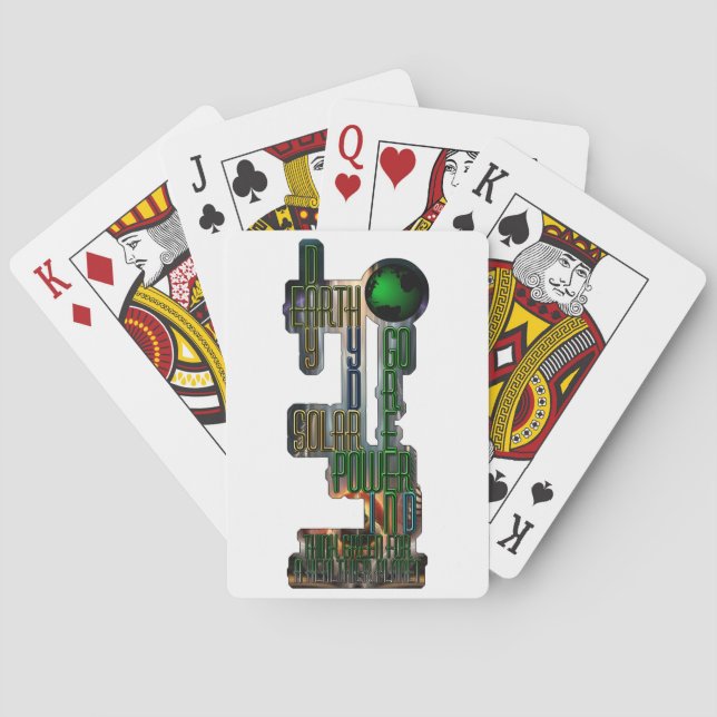 Baraja De Cartas Día de la Tierra Vamos Verde (Reverso)