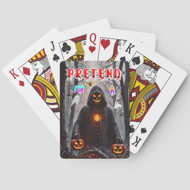 Baraja De Cartas Día de las Brujas (Reverso)