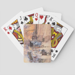 Baraja De Cartas Día de las Lluvias en la Quinta Avenida (Nueva Yor