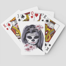 Baraja De Cartas Día de Muertos Día de la Calavera del Azúcar