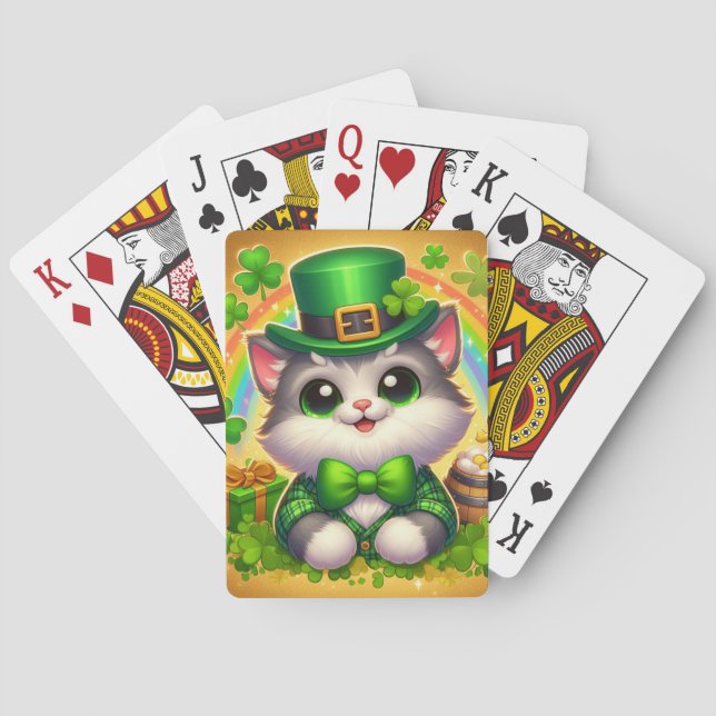 Baraja De Cartas Día de San Patricio (Reverso)