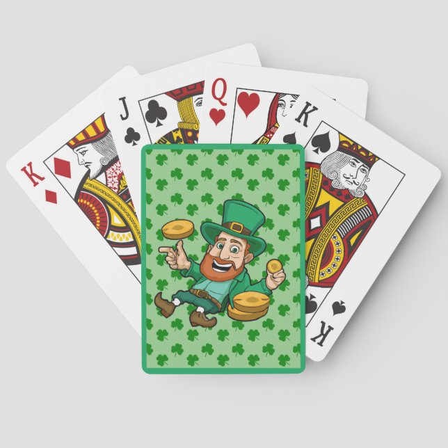 Baraja De Cartas Día de San Patricio (Reverso)