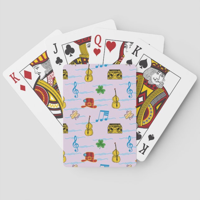 Baraja De Cartas día de San Patricio (Reverso)