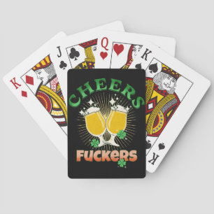 Baraja De Cartas Día de San Patricio bebida irlandesa