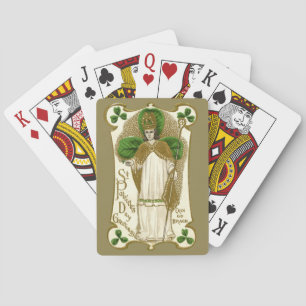 Baraja De Cartas Día de San Patricio Irlandés Religioso Católico