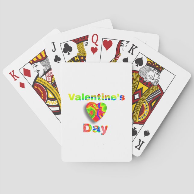 Baraja De Cartas día de san valentín (Reverso)