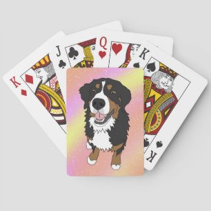 Baraja De Cartas Día de San Valentín Bernese Mountain Dog