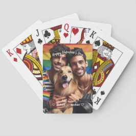 Baraja De Cartas Día de San Valentín | Foto de Personalizado LGBT d