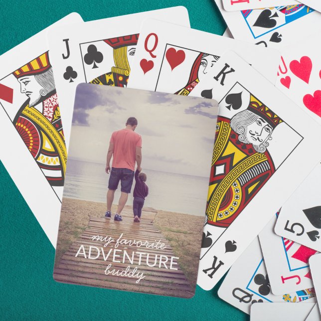Baraja De Cartas Día del Padre de mi Aventura Favorita Buddy Photo (Subido por el creador)