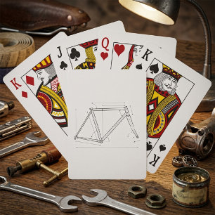 Baraja De Cartas Diagrama de geometría de cuadro de bicicleta