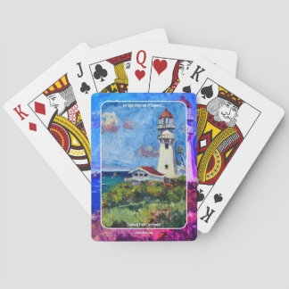 Baraja De Cartas Diamond Head lighthouse Playing Cards