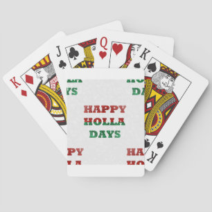 Baraja De Cartas días felices del día de las nevadas