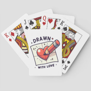 Baraja De Cartas Dibujando con amor