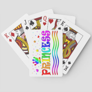 Baraja De Cartas Dibujo animado lindo de una tiara de princesa arco