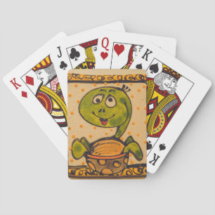 Baraja De Cartas Dibujo de la tortuga