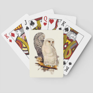 Baraja De Cartas Dibujo de lechuza veneciana