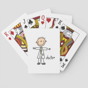 Baraja De Cartas Dibujo de médico en palitos
