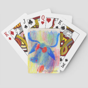 Baraja De Cartas Dibujo de tiza fresco de Bull