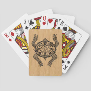 Baraja De Cartas Dibujo de tortuga
