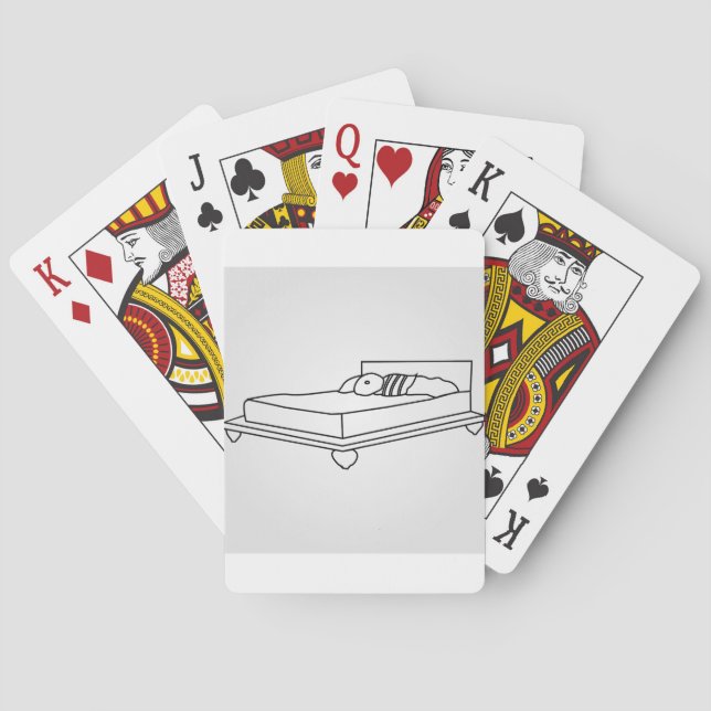 Baraja De Cartas Dibujo del mobiliario de las habitaciones (Reverso)