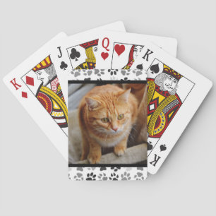 Baraja De Cartas Dibujo fotográfico mascota imprime Personalizar pe
