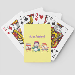 Baraja De Cartas Dibujos animados divertidos de una sesión de impro